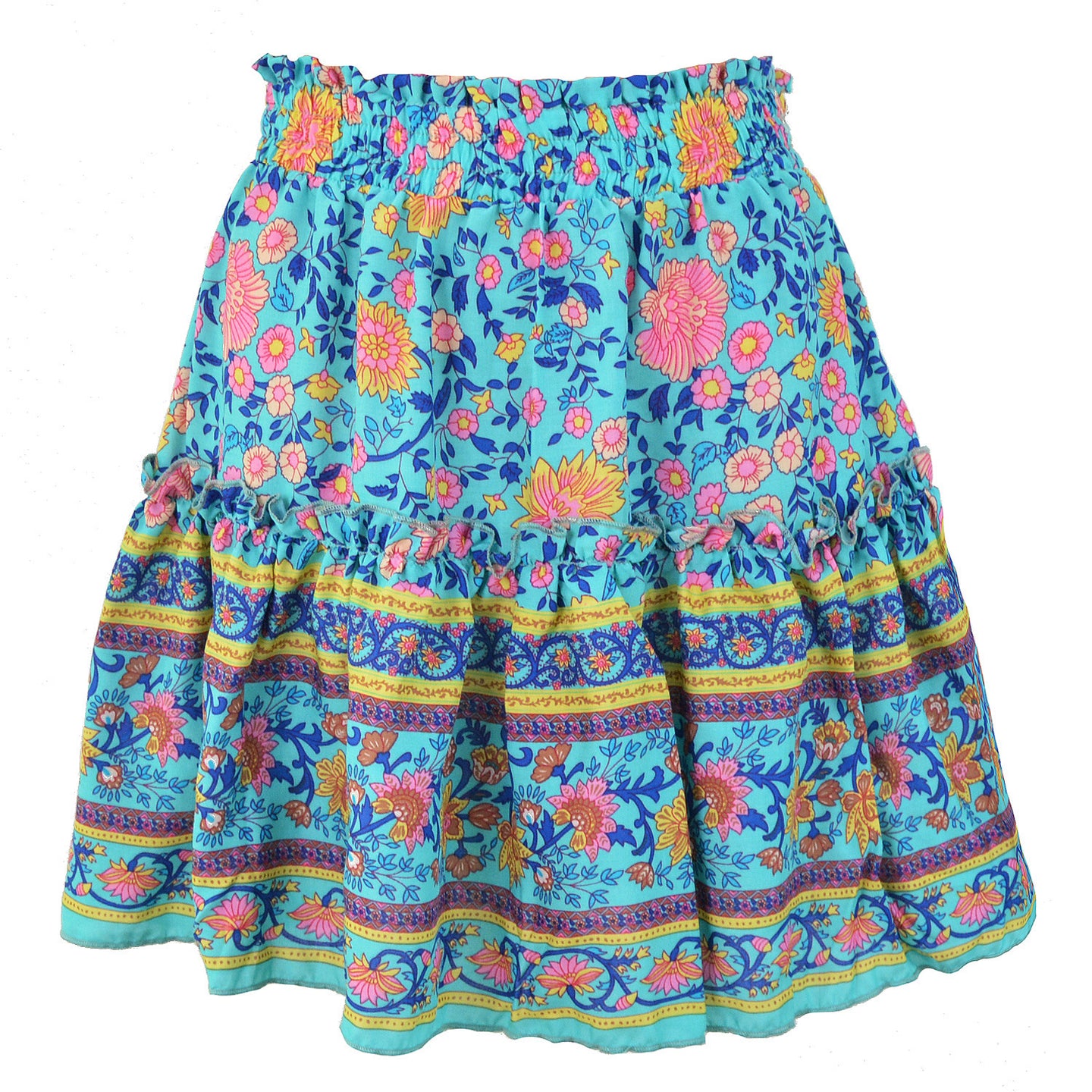 Rohza Flower Print Skirt