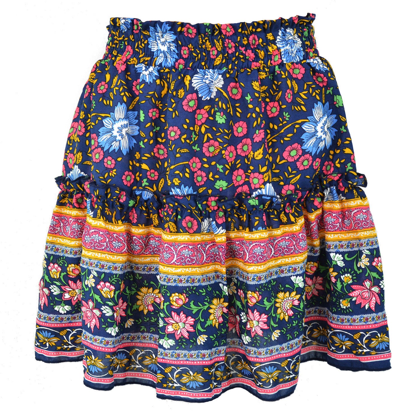 Rohza Flower Print Skirt