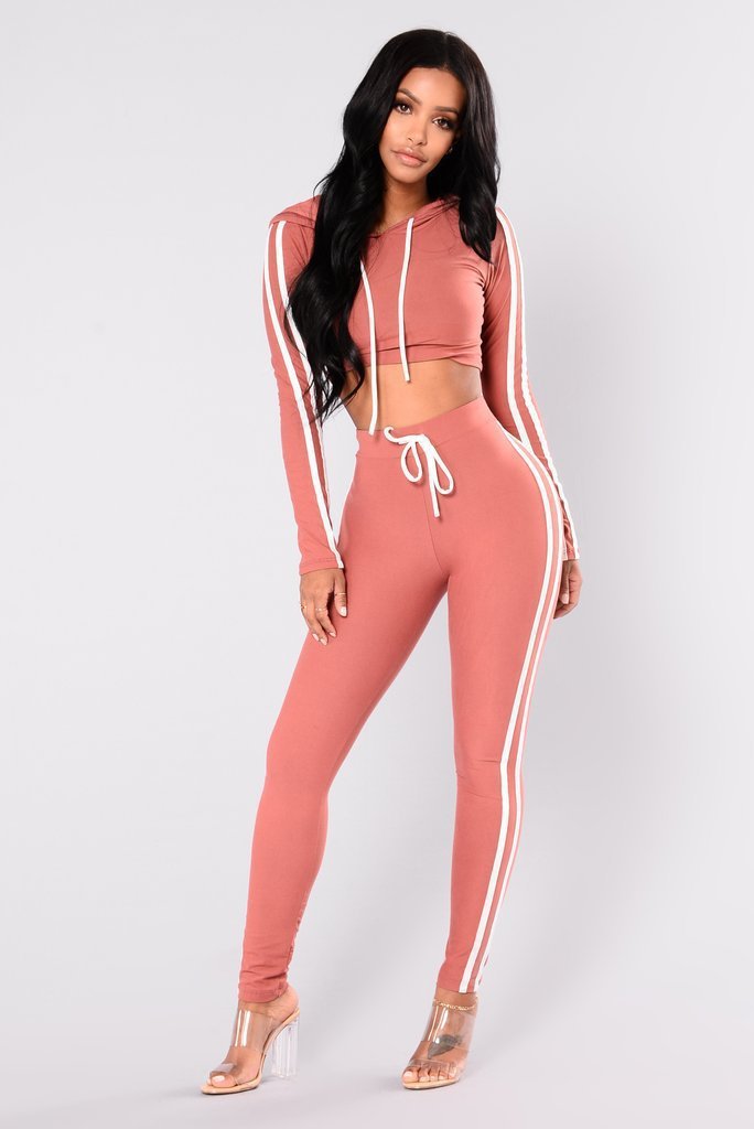 Rohza Seamless Striped Tracksuit