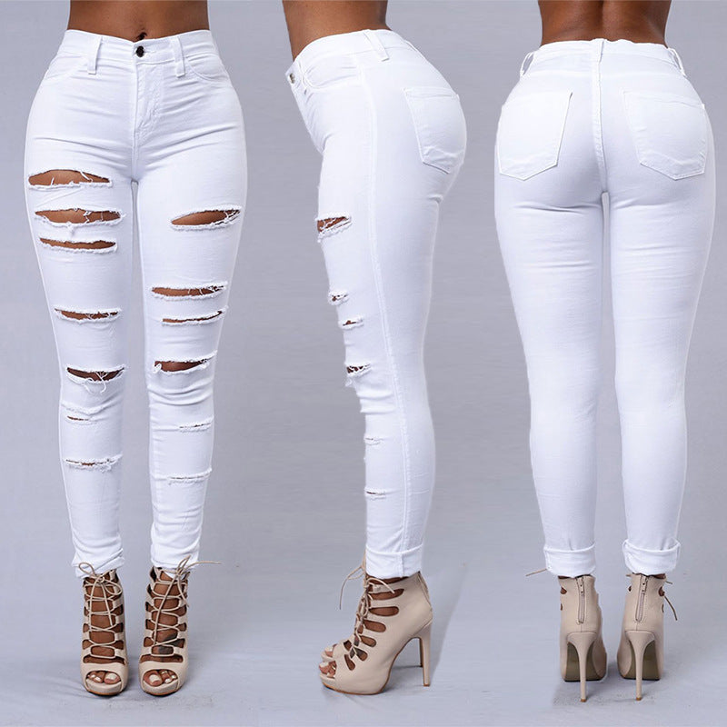 Rohza Skinny Ripped Jeans