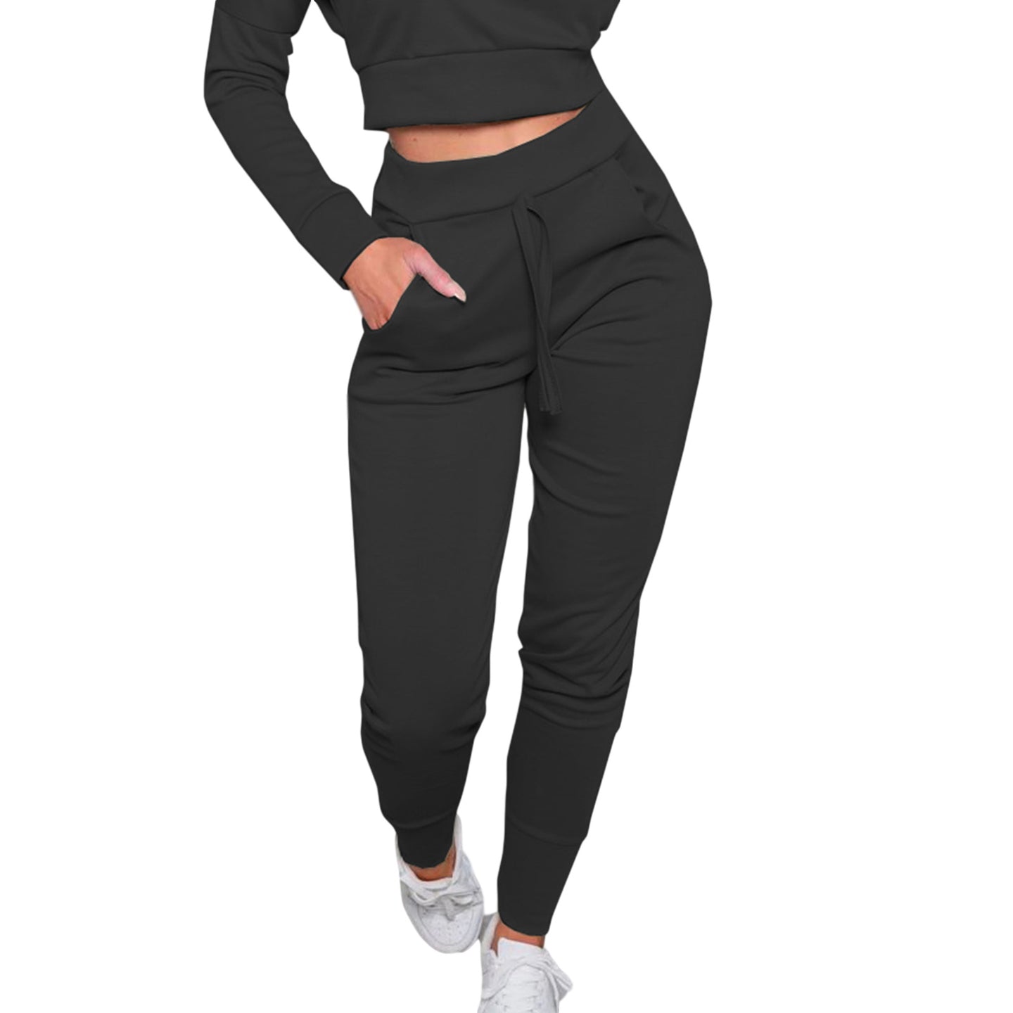 Rohza Korean Style High Waist Joggers