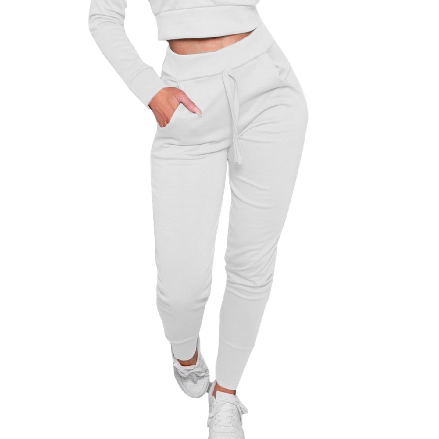 Rohza Korean Style High Waist Joggers