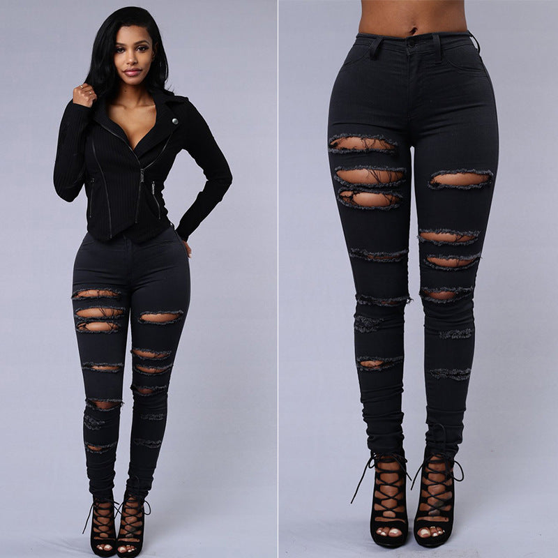 Rohza Skinny Ripped Jeans