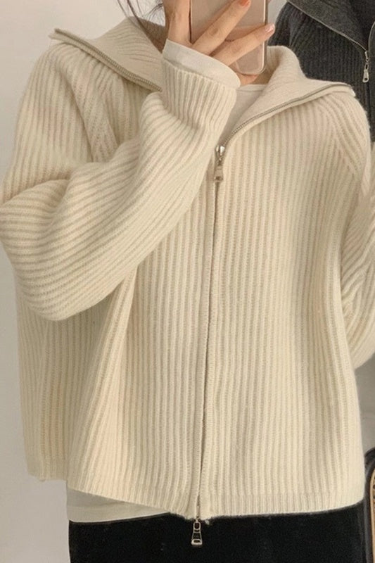 Rohza Zipper Cardigan