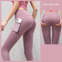 Rohza Seamless Gym Leggings With Pockets