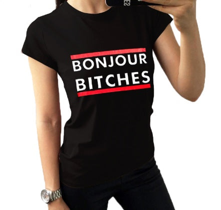 Rohza Bonjour Bitches T-shirt