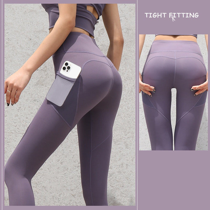 Rohza Seamless Gym Leggings With Pockets