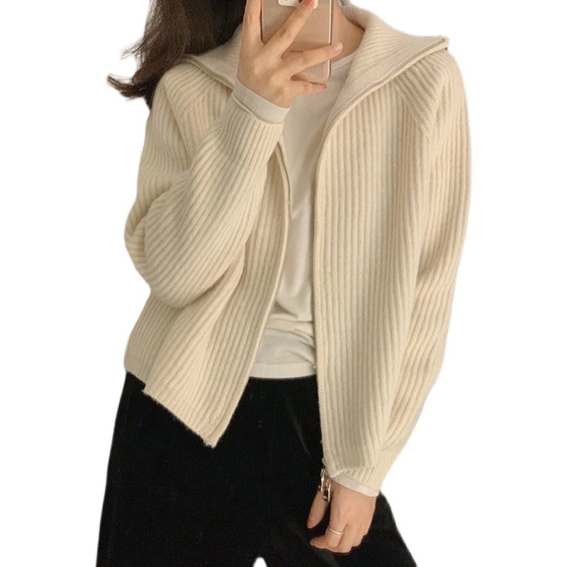 Rohza Zipper Cardigan