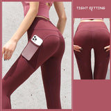 Rohza Seamless Gym Leggings With Pockets