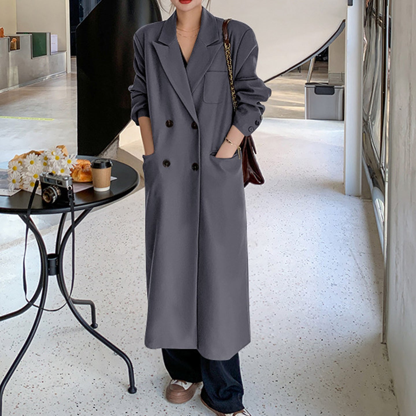 Rohza Long Trench Coat