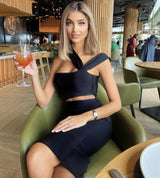 Rohza Knee High Cocktail Dress