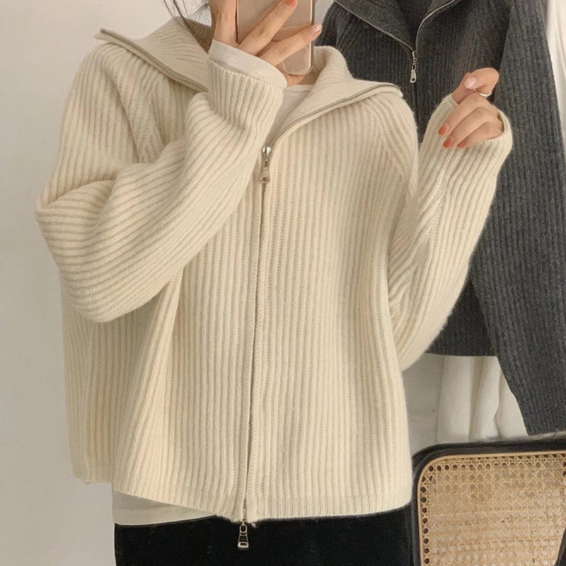 Rohza Zipper Cardigan